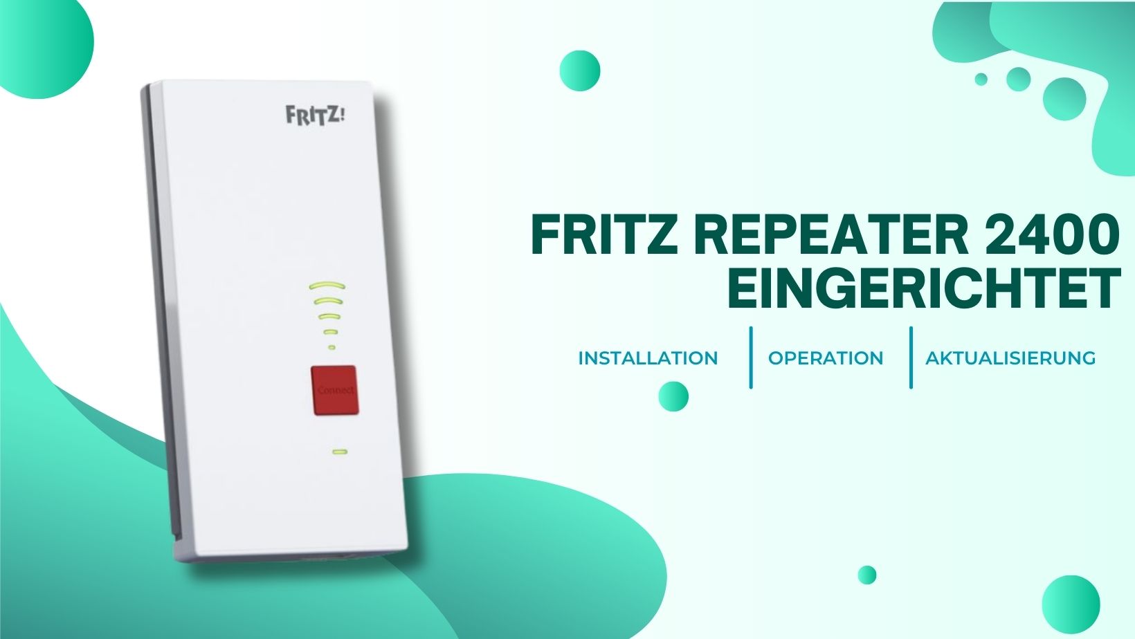 Fritz Repeater 2400 eingerichtet